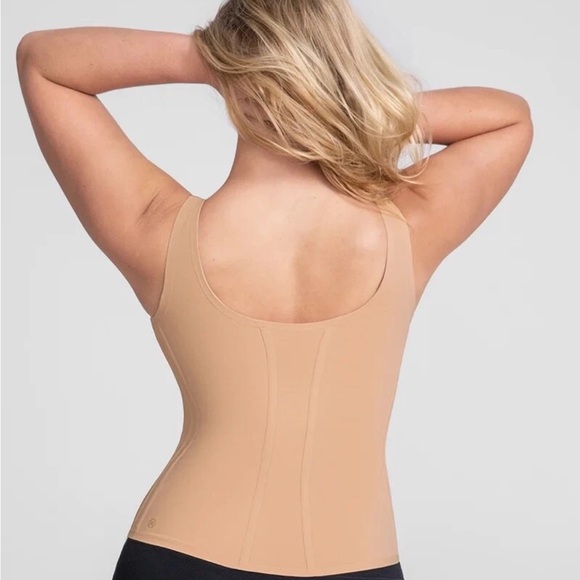 Honeylove Boldness Tank Waist Hero Body Sculpting Contour Shape Wear Beige SZ 2X - Picture 8 of 10